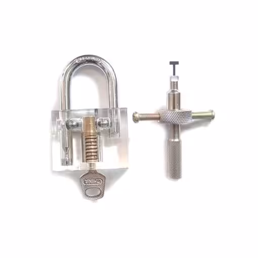 Clear Acrylic Disc Detainer Practice Lock Pick Training Tools