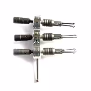 GOSO 3-Piece Cross Lock Pick Set