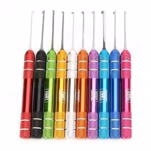 HONEST 10 Piece Dimple Lock Pick Set