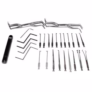 HUK 20 Lock Pick Set with LED – Interchangeable Handle