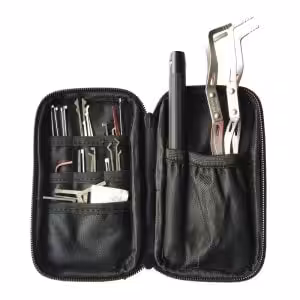HUK 20 Lock Pick Set with LED – Interchangeable Handle