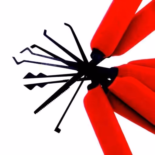 HUK Red Tiger Lock Picks