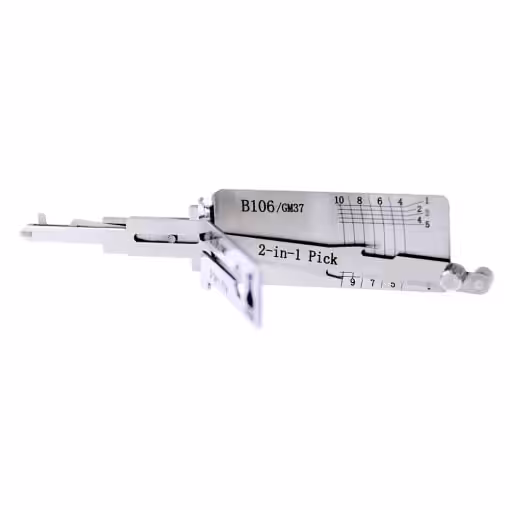 Original Lishi B106/GM37 2in1 Decoder and Pick for GM, Chevrolet