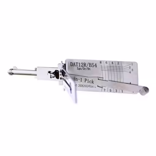 Original Lishi DAT12R/B54 2in1 Decoder and Pick for Isuzu