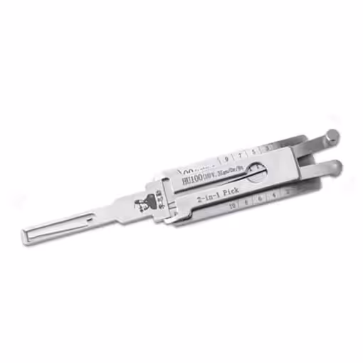 Original Lishi HU100(10) 10-Cut 2in1 Decoder and Pick for GM, Cadillac, Chevrolet