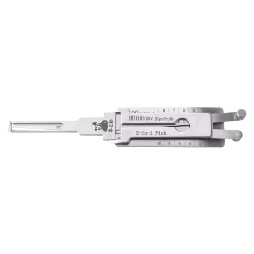 Original Lishi HU100(10) 10-Cut 2in1 Decoder and Pick for GM, Cadillac, Chevrolet