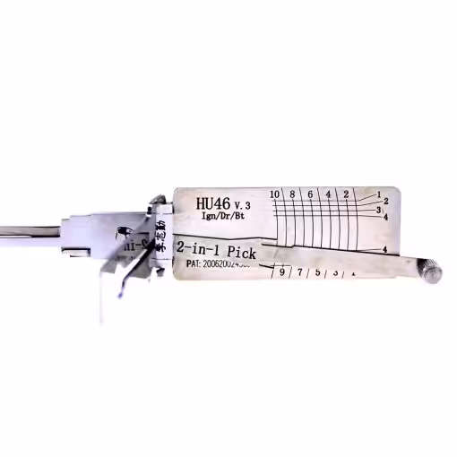 Original Lishi HU46 2-in-1 Decoder and Pick for Opel, Vauxhall, Chevrolet