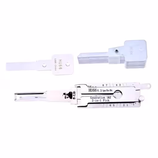 Original Lishi HU66 (Twin Lifter) 2in1 Decoder and Pick for VAG (VW, Audi, Seat, Skoda, Porsche)