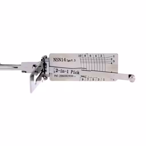 Original Lishi NSN14 2in1 Decoder and Pick for Nissan, Ford, Subaru