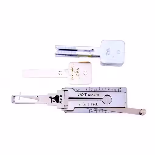 Original Lishi VA2T 2in1 Decoder and Pick for Citroen, Peugoet, Renault