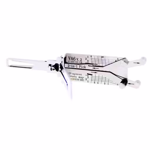Original Lishi VA6 (4 Lifters) 2in1 Decoder and Pick for Citroen, Peugeot, Renault