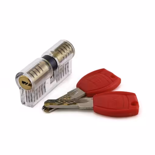 Transparent Double 11 Pin Euro Practice Lock