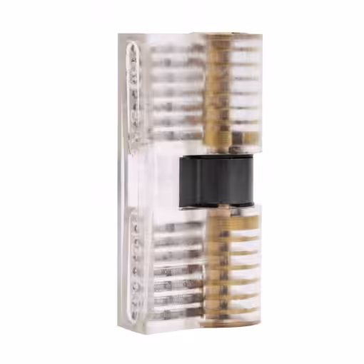 Transparent 7 Pin Dimple Practice Cylinder Lock
