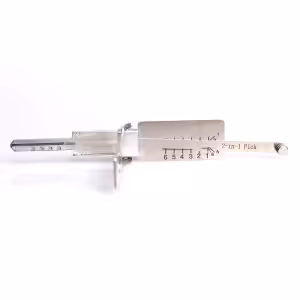 Lishi Style D541L 2-in-1 Decoder and Pick for Taiwanese Anzhu (aka. HOME) Lock Cylinders