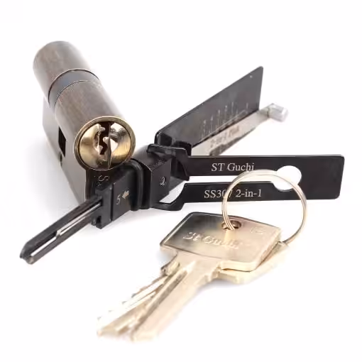 Lishi Style St Guchi 2-in-1 Decoder and Pick
