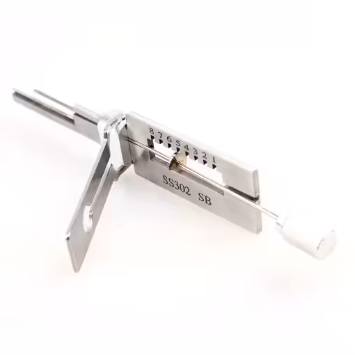 Lishi Style Super Bright 2-in-1 Decoder and Pick