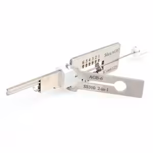 Lishi Style AGB 2-in-1 Decoder and Pick for AGB Locks Cylinders Lishi Style AGB 2-in-1 Decoder and Pick for AGB Locks Cylinders