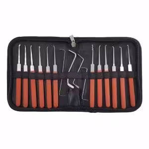 GOSO 16 PCs Barrel Unlocking Lock Pick Set GOSO 16 PCs Barrel Unlocking Lock Pick Set