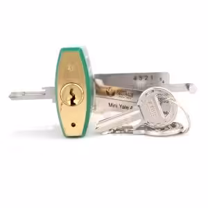Lishi Style Abus Mini Yale 4 2-in-1 Decoder and Pick for 4-Pin Keyway Cylinders