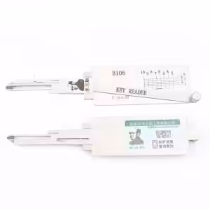 Original Lishi B106 B107 (Non-warded) Direct Key Reader/Decoder for GM
