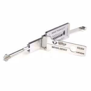 Lishi Style MIW2 2-in-1 Decoder and Pick for MIWA
